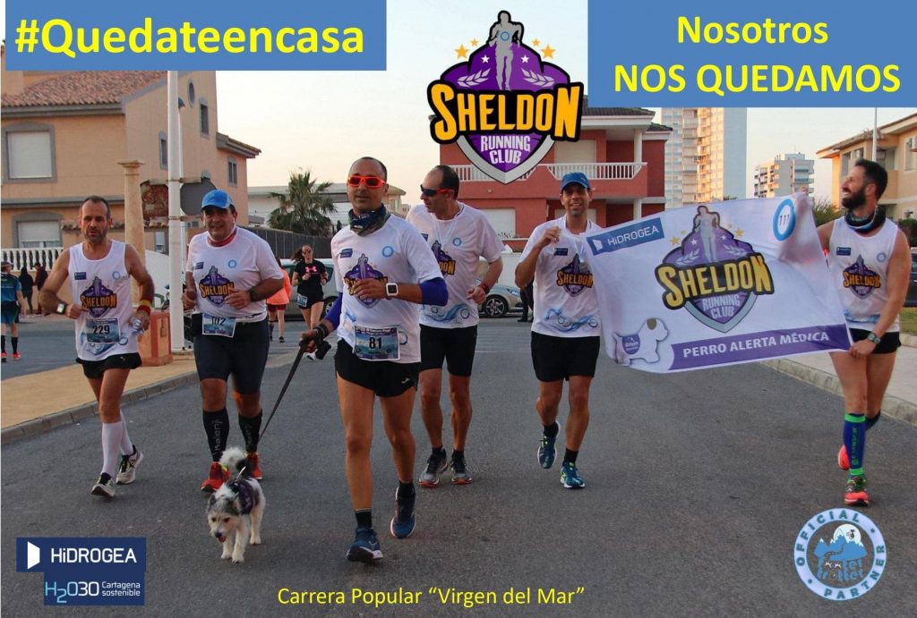 La lucha de Sheldon Running Club por visibilizar la labor de los perros de asistencia médica