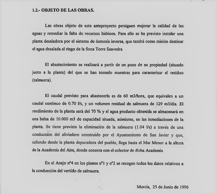 Solicitud de desalobradora particular.