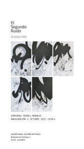 Cartel de la exposición de Álvaro Peña en Elche