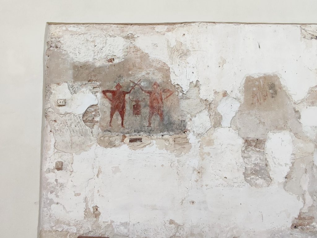 Pintura siglo XVIII en el Molino del Amor, La Albatalía