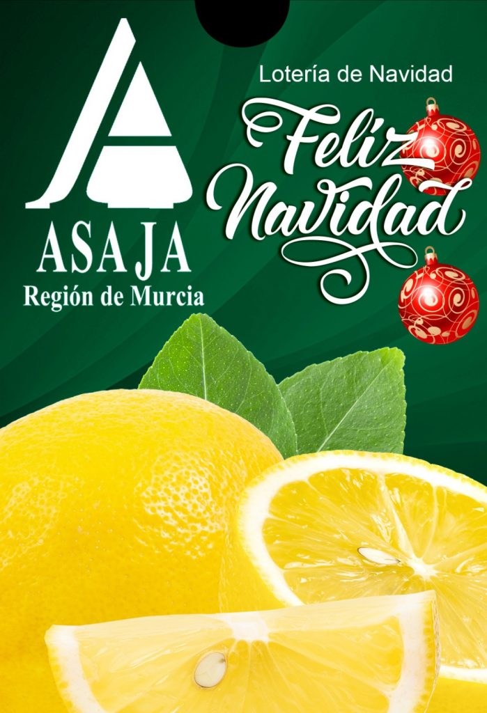 Lotería Navidad con olor a limón 