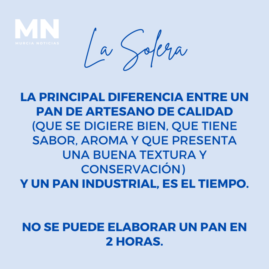 Declaraciones La Solera, panadería artesanal