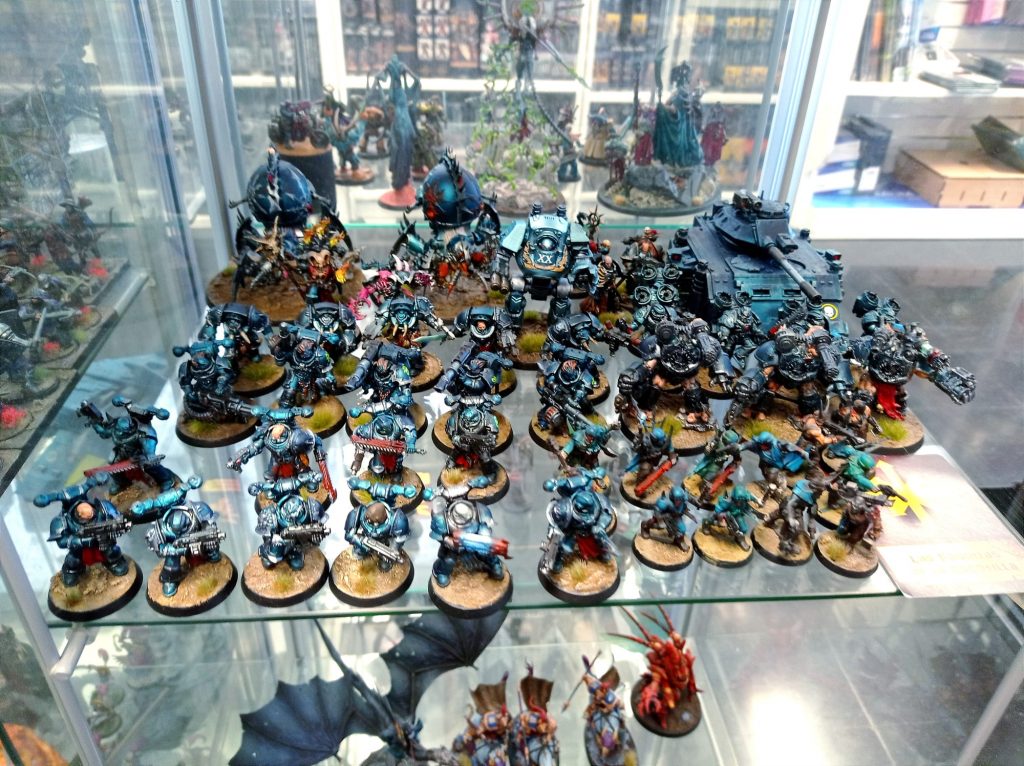 La Escotilla, vitrina