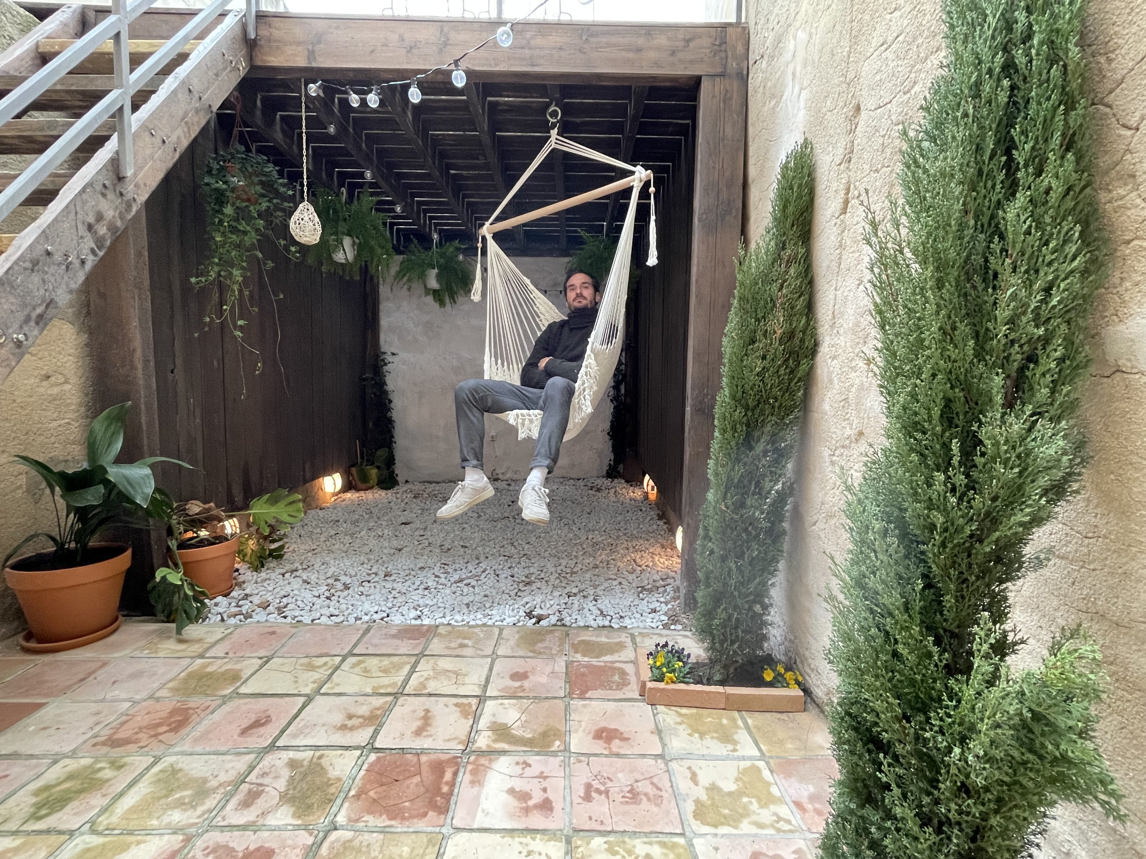 Patio Casa rural 'Maire', Chequéalo