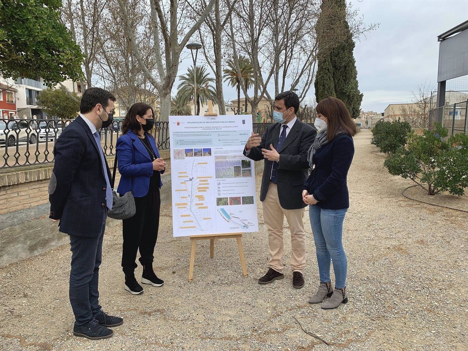 La comunidad subvenciona la renaturalizacion de un paseo etnologico por el antiguo trazado de la acequia de la rafa
