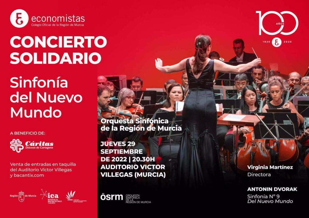 Los economistas celebraran el 29 de septiembre un concierto solidario con la osrm a favor de caritas
