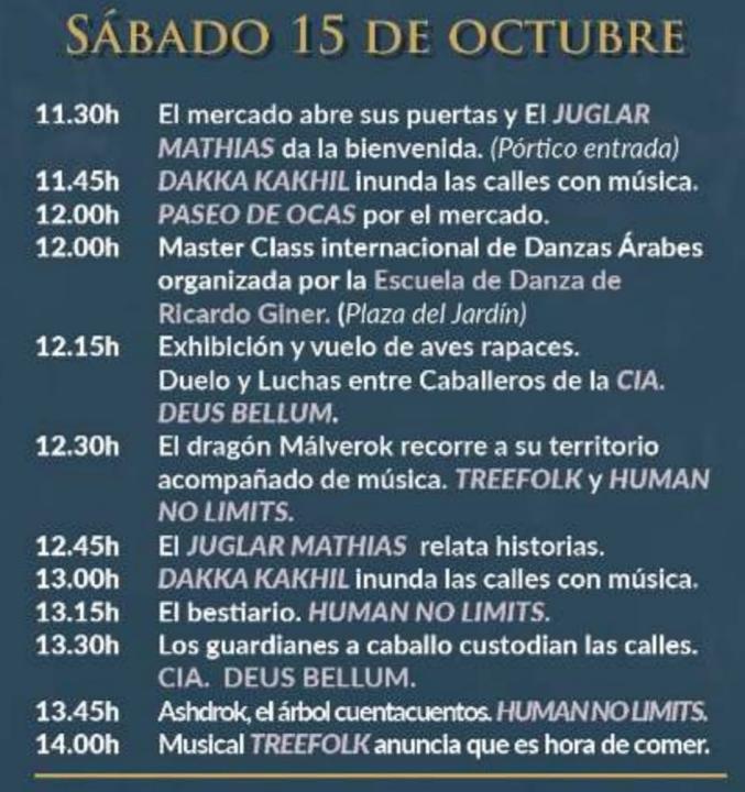 Frontera de Reinos, programa